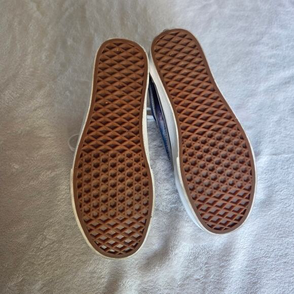 Vans Kyle Walker Blk Blue Tie Dye Suede Shoes Sneakers M6.5 W8 Galaxy - Picture 8 of 9